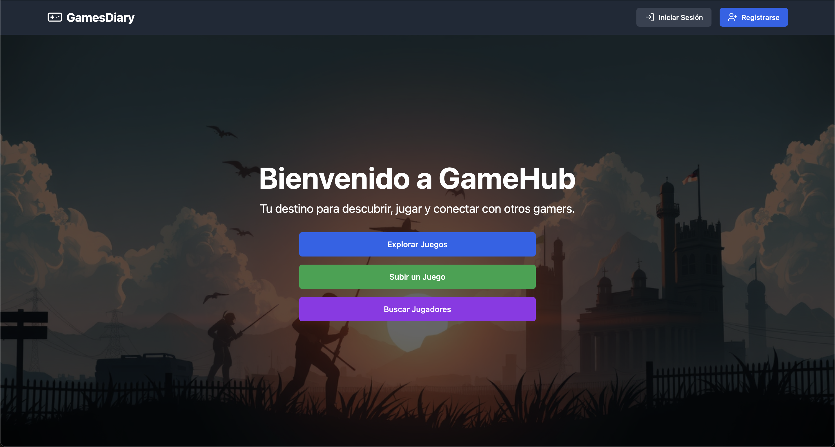 Captura de GamesHub